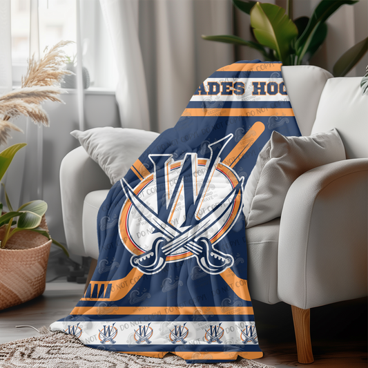 Blades Blanket with Stripes