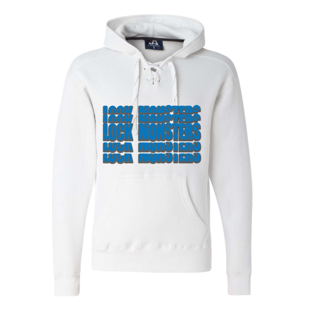 Lockport Stacked Adult Hooded Sweatshirt