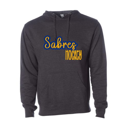 Jr. Sabres Blue See-Thru Adult Sweatshirt