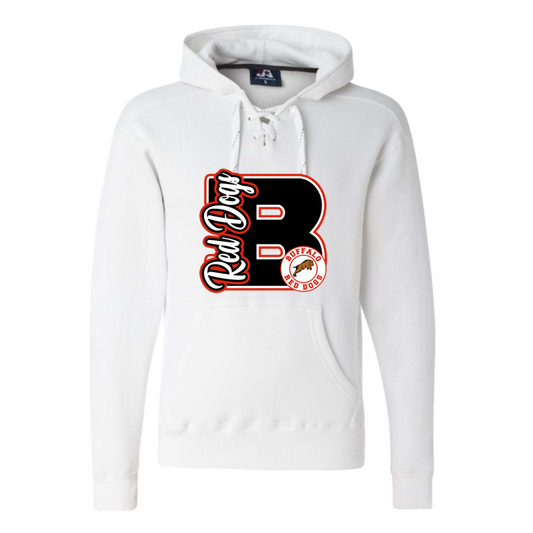 Red Dogs Varsity Letter Adult Sweatshirt