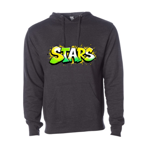 Stars Grafitti Adult Sweatshirt