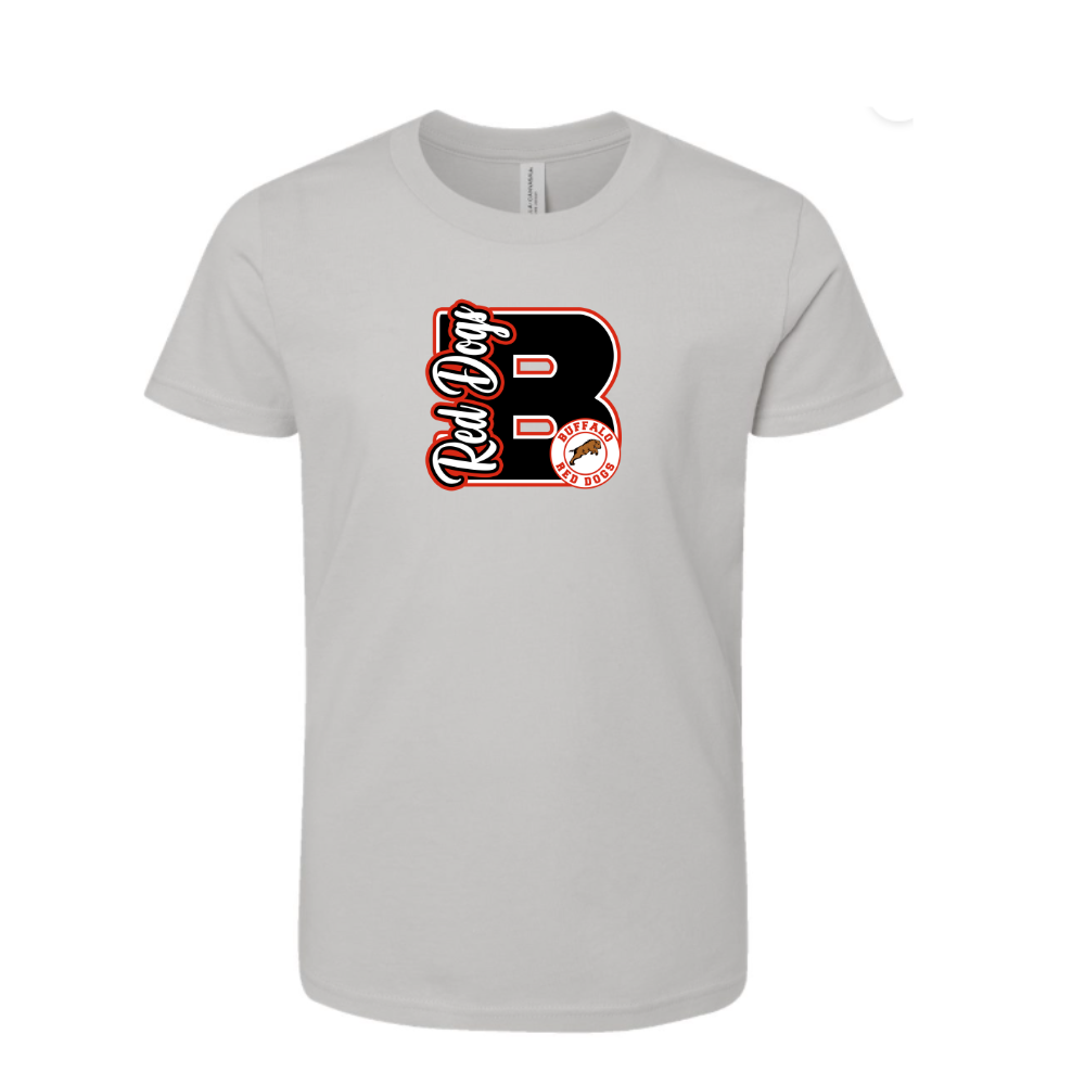 Red Dogs Varsity Letter Adult T-shirt