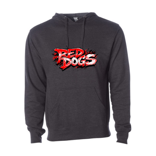Red Dogs Grafitti Adult Sweatshirt