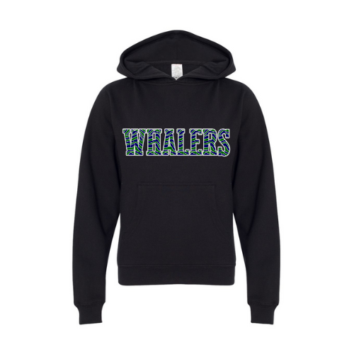 Whalers Striped Print Youth Sweatshirt