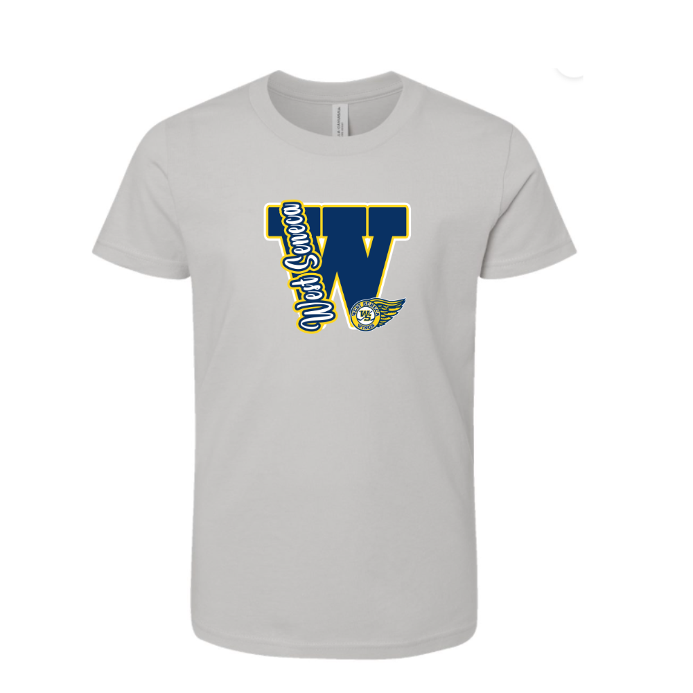 Wings Varsity Letter Adult T-Shirt