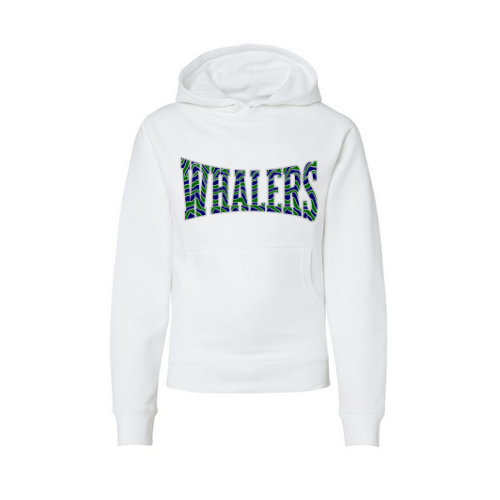 Whalers Striped Print Youth Sweatshirt