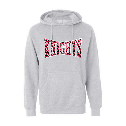 Knights Striped Print Adult Sweatshirt