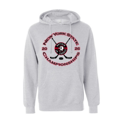 Jr Sabres Red NYS Championships Adult Sweatshirt