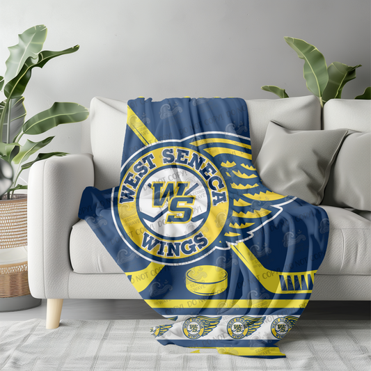 Wings Blanket with Stripes