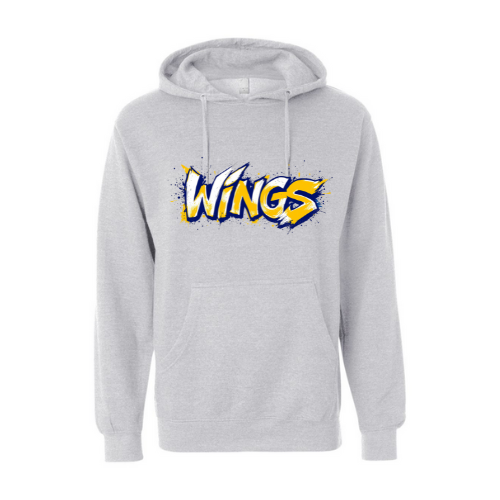 Wings Grafitti Adult Sweatshirt
