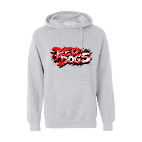 Red Dogs Grafitti Adult Sweatshirt