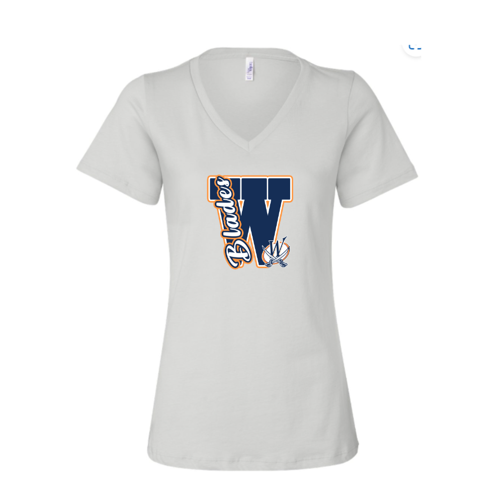 Blades Varsity Letter Adult T-shirt