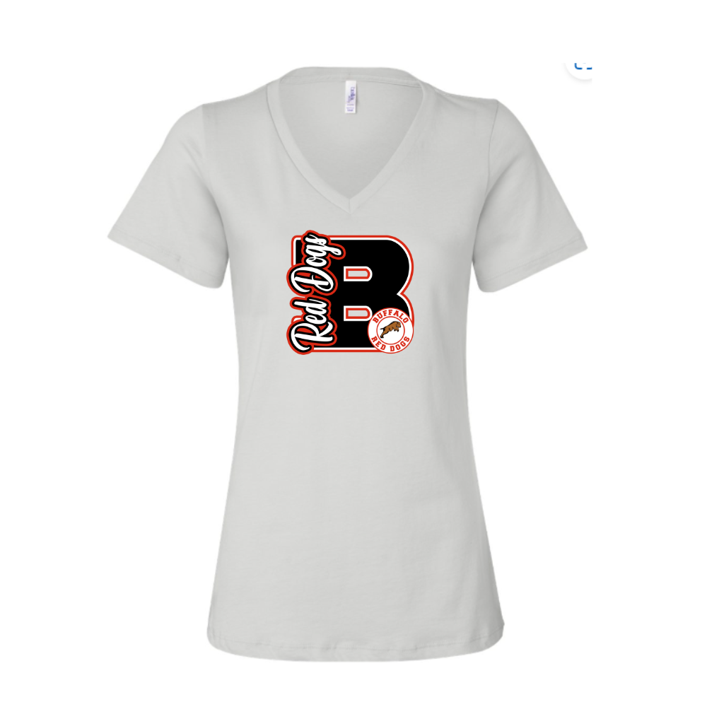 Red Dogs Varsity Letter Adult T-shirt