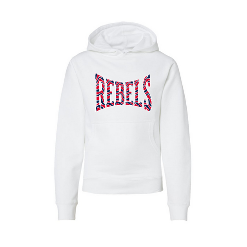 Rebels Striped Print Youth Sweatshirt