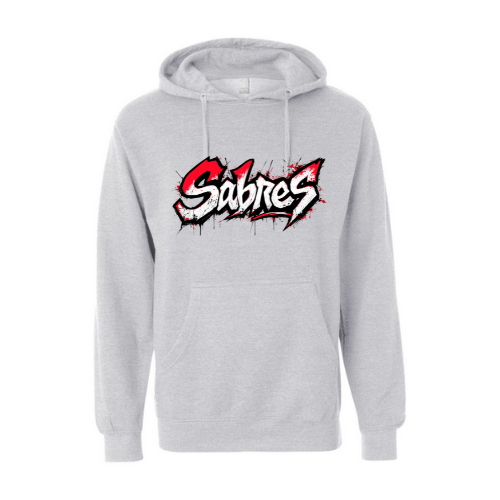 Jr. Sabres Red Grafitti Adult Sweatshirt