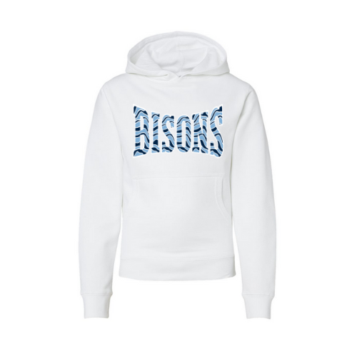 Bisons Striped Print Youth Sweatshirt
