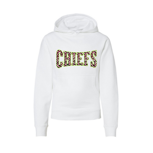 Chiefs Striped Print Youth Sweatshirt