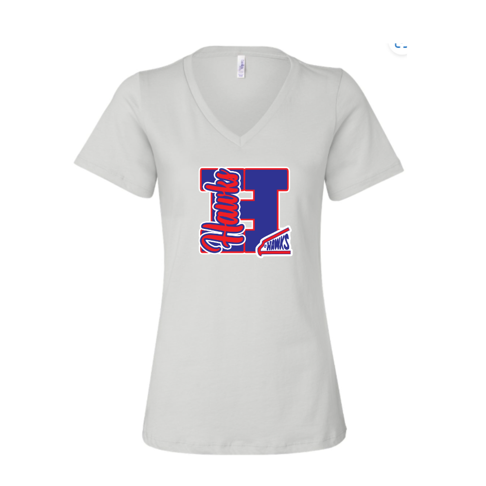 Hawks Varsity Letter Adult T-shirt