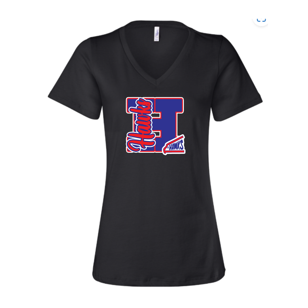 Hawks Varsity Letter Adult T-shirt