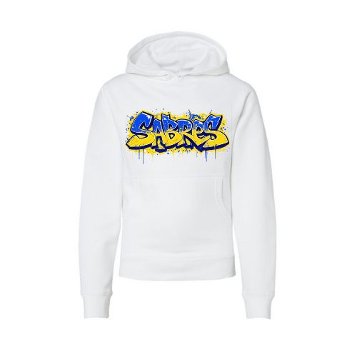 Jr. Sabres Blue Graffiti Youth Sweatshirt