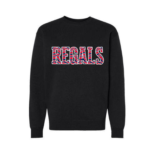 Regals Striped Print Adult Sweatshirt