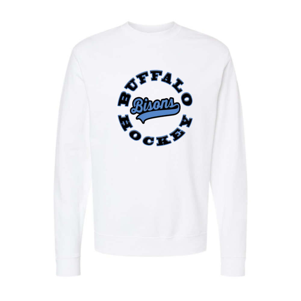 Bisons Blue Circle Youth Hooded Sweatshirt