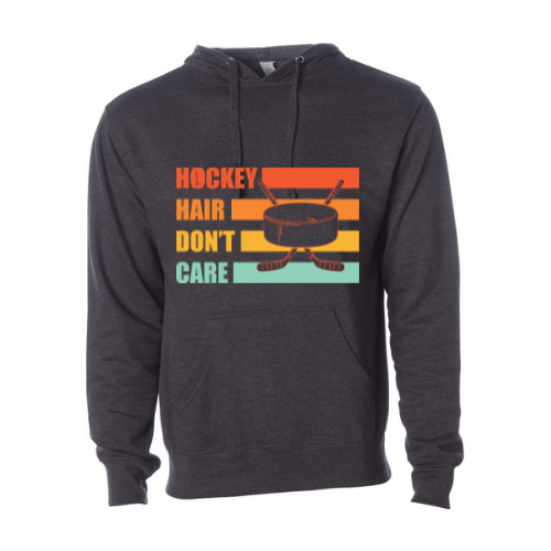 Hockey Hair Don't Care SeasonSweatshirt
