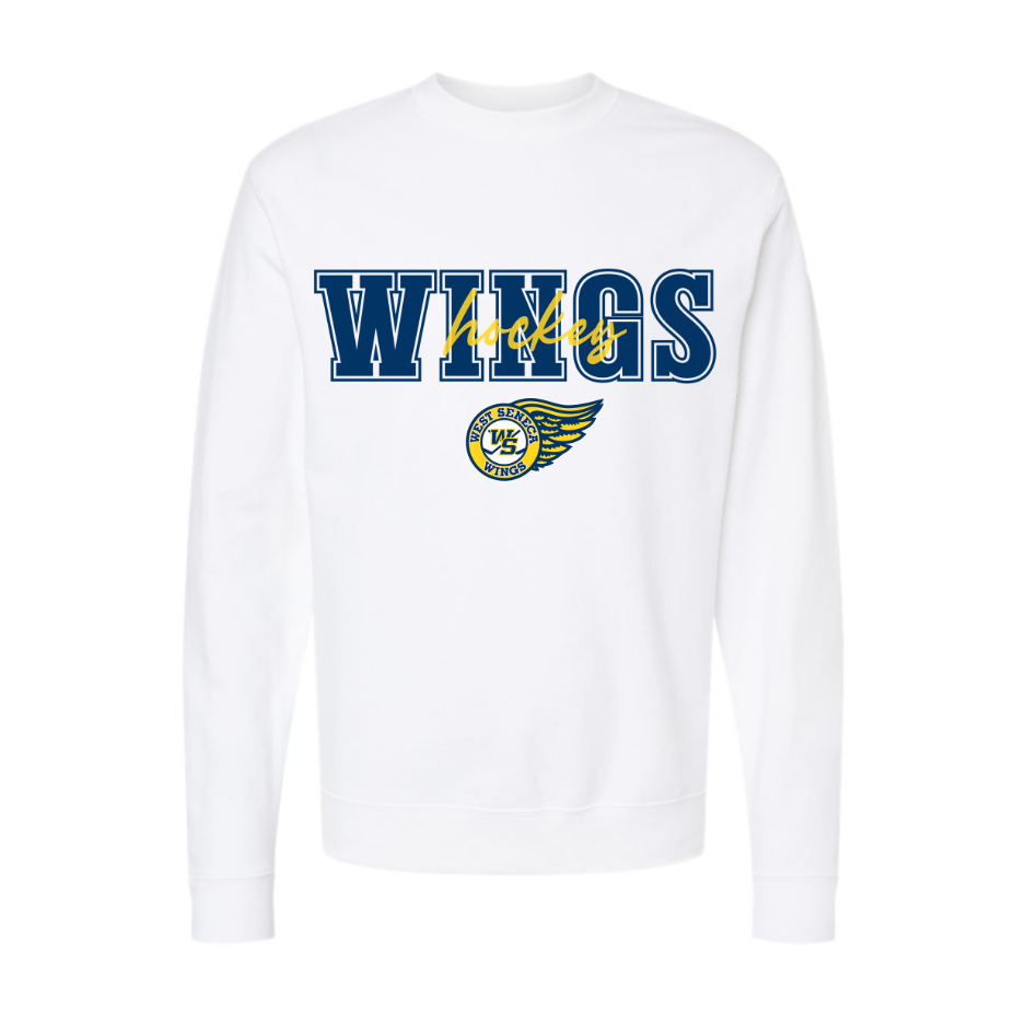 Wings Layered Adult Hooded Sweatshirt