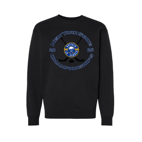 Jr Sabres Blue NYS Championships Adult Sweatshirt