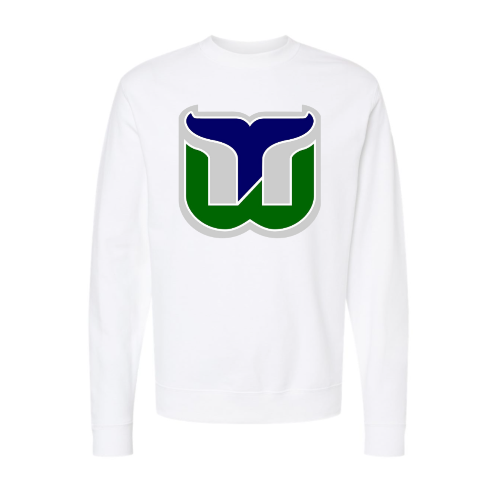 Whalers Logo Adult Hooded Sweatshirt