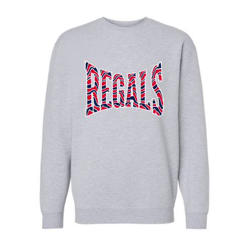 Regals Striped Print Adult Sweatshirt