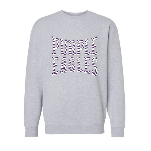 NJPE Striped Print Adult Sweatshirt