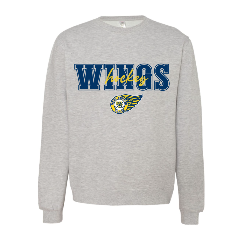 Wings Layered Adult Hooded Sweatshirt