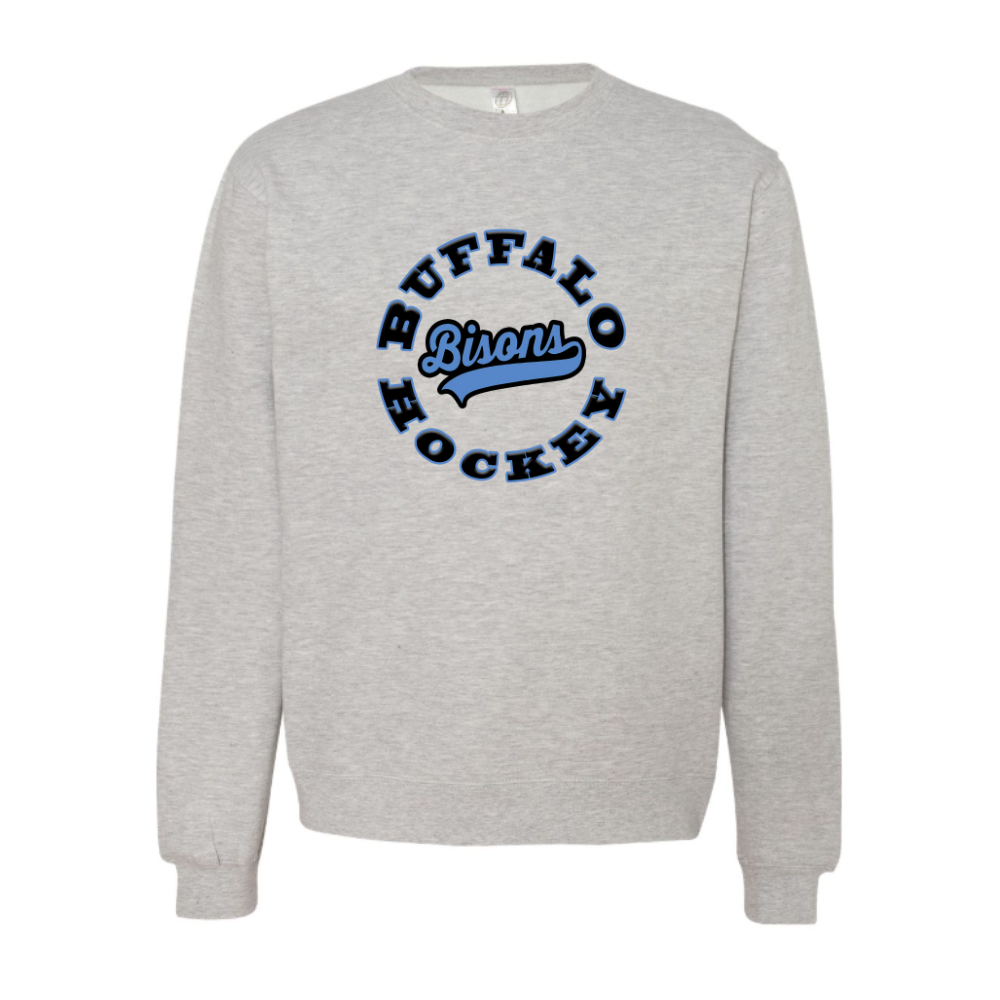 Bisons Blue Circle Youth Hooded Sweatshirt