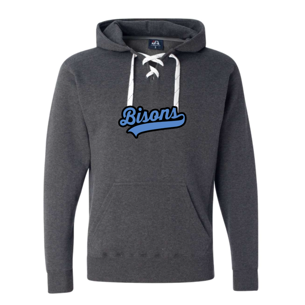 Bison Blue Logo Adult Sweatshirt