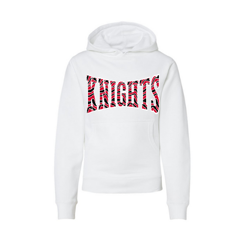 Knights Striped Print Youth Sweatshirt