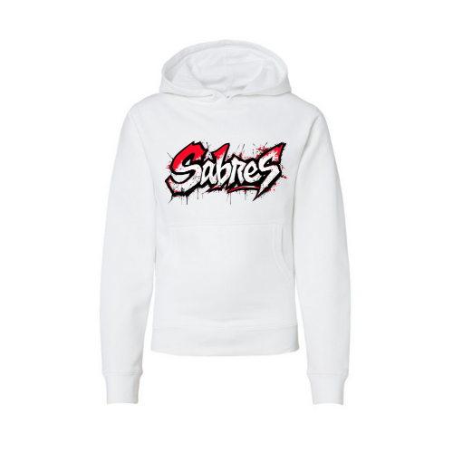 Jr. Sabres Red Graffiti Youth Sweatshirt