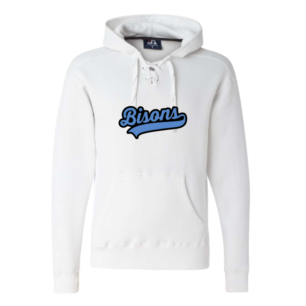Bison Blue Logo Adult Sweatshirt