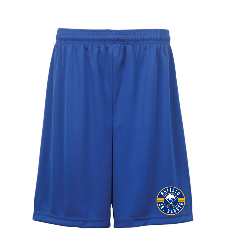 Jr Sabres Blue Adult Performance Shorts