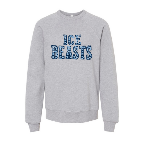 Beasts Striped Print Adult Sweatshirt
