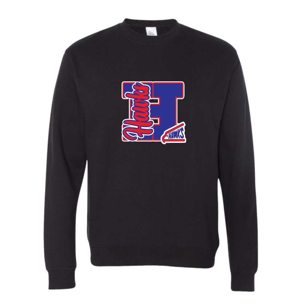 Hawks Varsity Letter Adult Sweatshirt