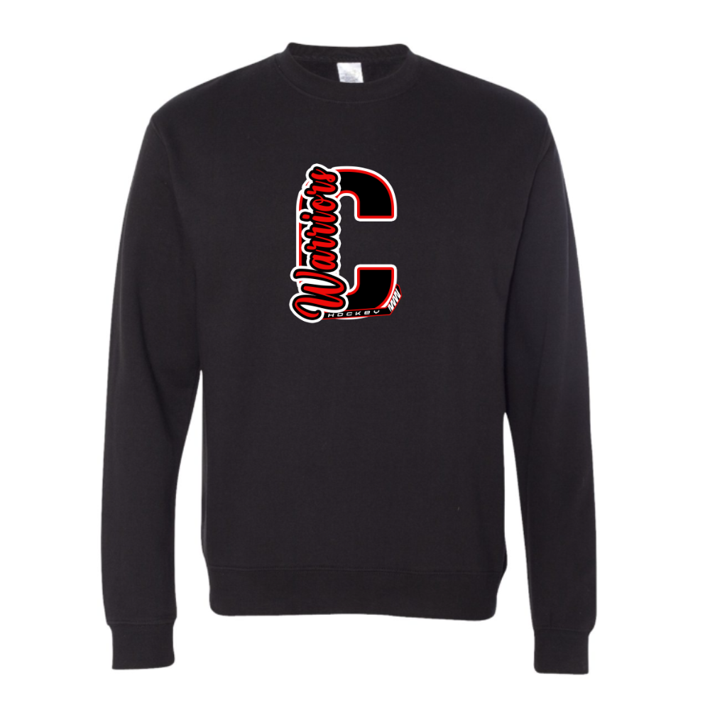Warriors Varsity Letter Adult Sweatshirt