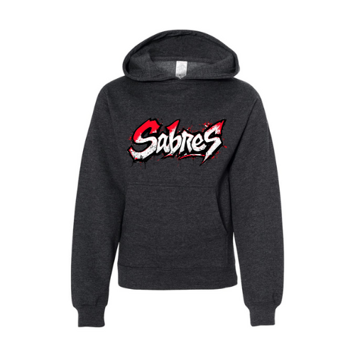 Jr. Sabres Red Graffiti Youth Sweatshirt