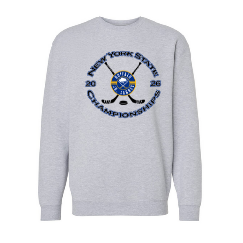 Jr Sabres Blue NYS Championships Adult Sweatshirt