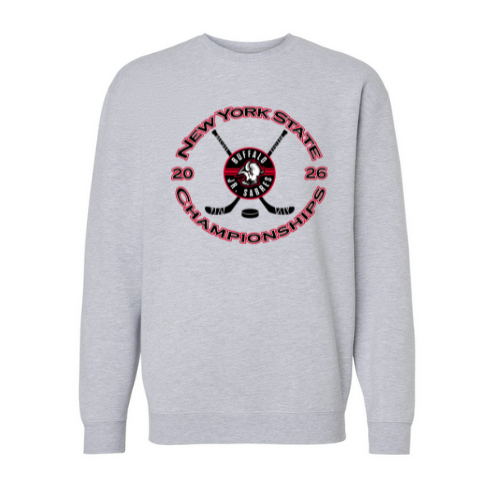 Jr Sabres Red NYS Championships Adult Sweatshirt