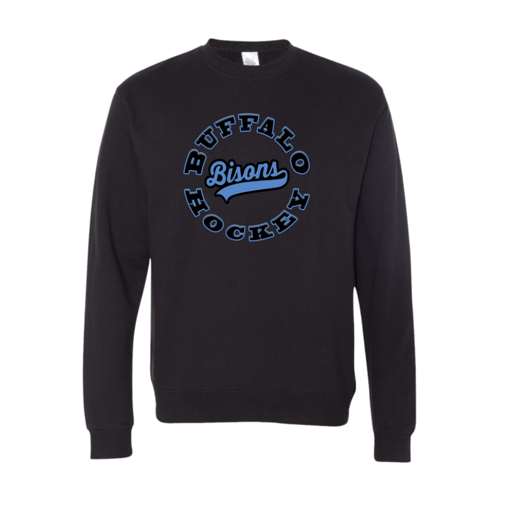 Bisons Blue Circle Youth Hooded Sweatshirt