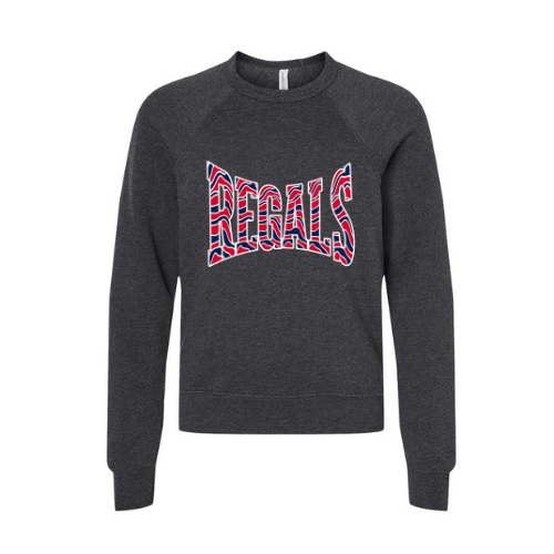 Regals Striped Print Youth Sweatshirt