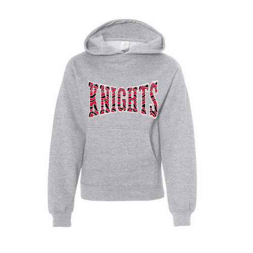 Knights Striped Print Youth Sweatshirt
