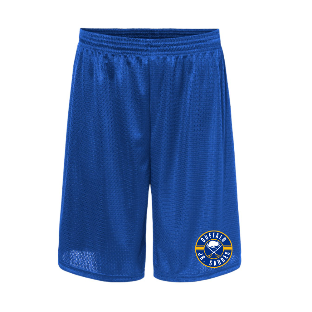 Jr Sabres Blue Adult Mesh Shorts