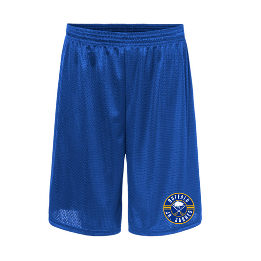 Jr Sabres Blue Adult Mesh Shorts
